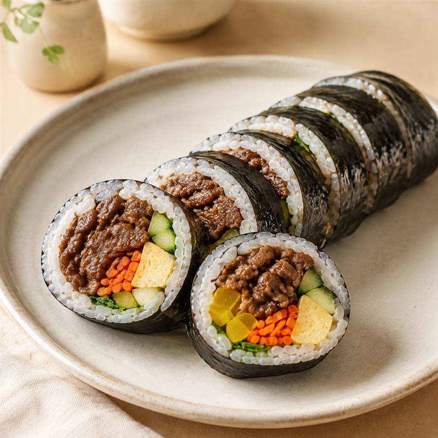 Kimbap bulgogi